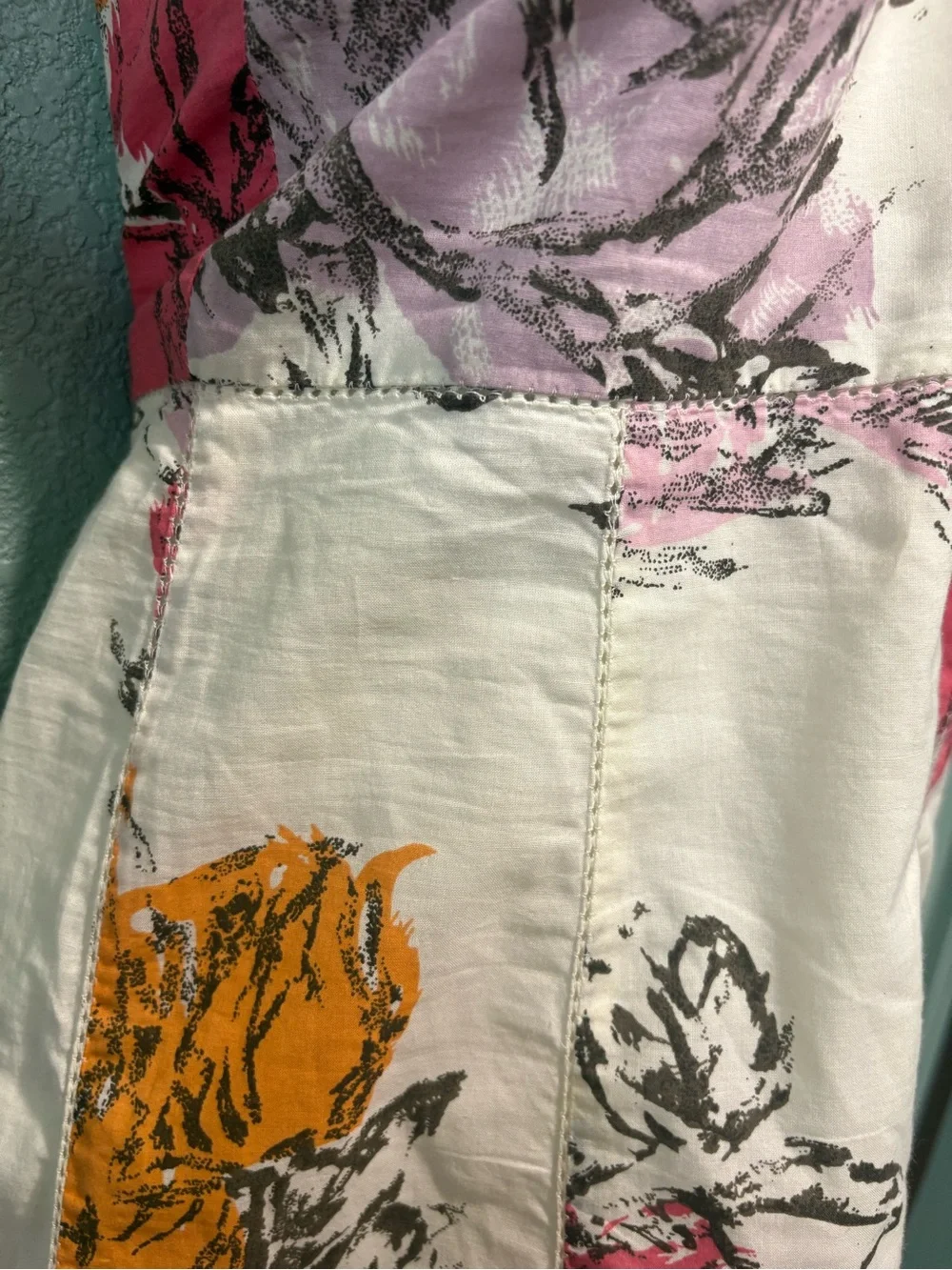 NWT {Odille/Anthropologie} Floral Halter Dress Vintage Sz 2